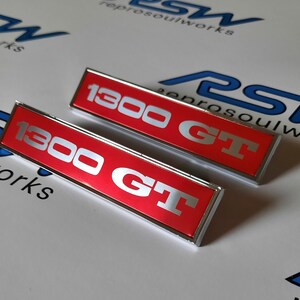 Ford Escort Mk1 1300 GT badges - set of 2