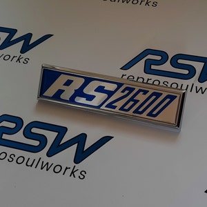 Ford Capri Mk1 RS2600 badge - single badge