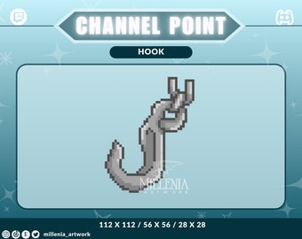 Icono/emoticón de punto de canal DBD de Pixel Hook - Twitch, Youtube, Discord