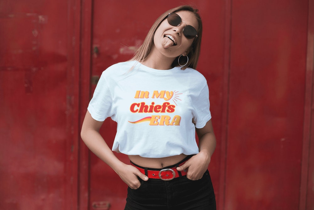 Kansas City Chiefs Shirt, Football Shirt, Chiefs Era, Era Shirt, Chiefs Shirt, Chiefs Football Shirt Design