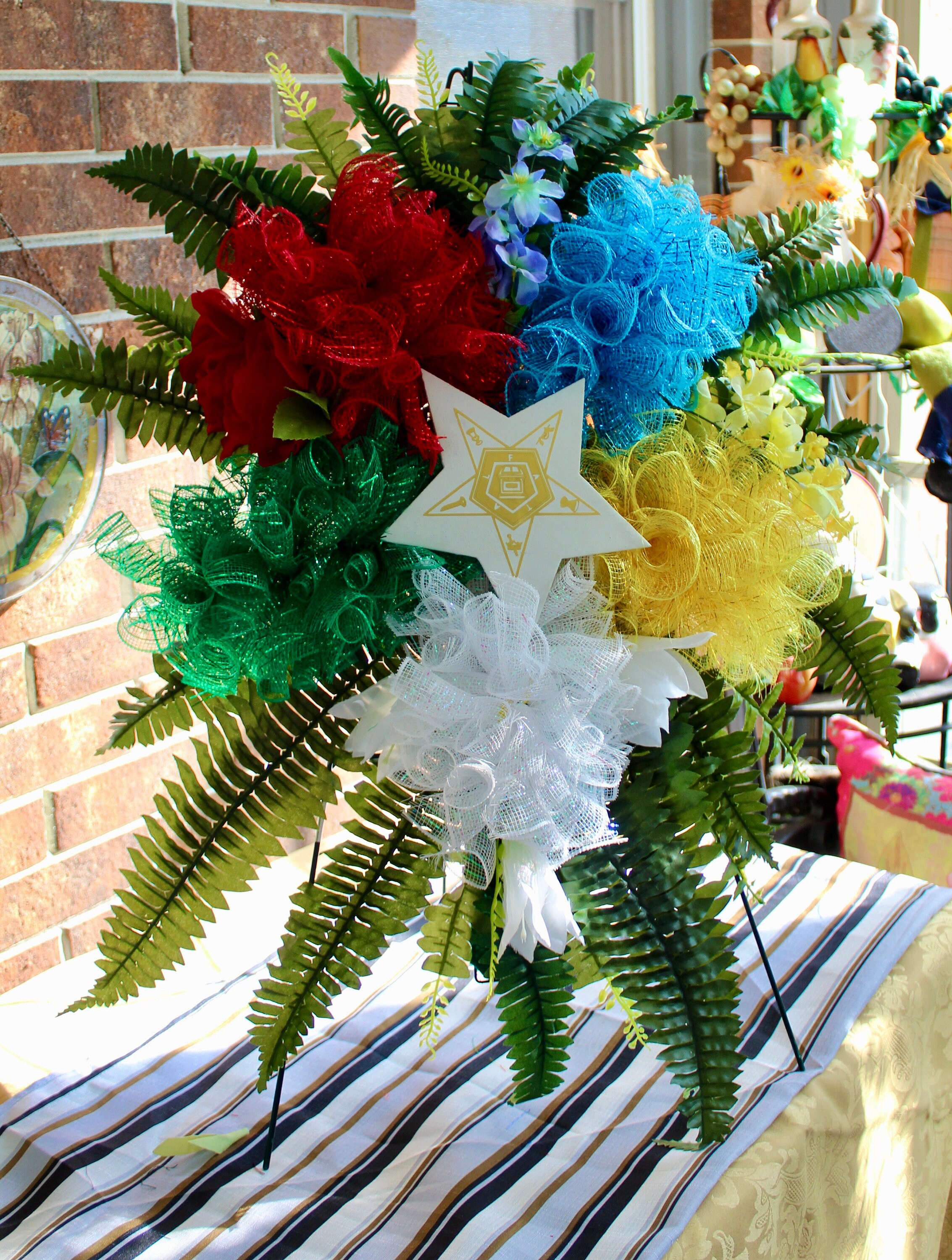 Eastern Star Funeral Wreath - Etsy