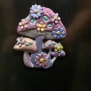 Mushrooms Resin Magnet