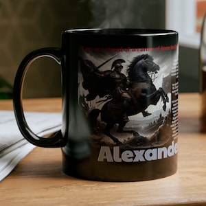 Alexander der Große Becher für Geburtstagsgeschenk für Ihn Alexander der Große Geschenk Valentinstag Becher für Sie Urlaub Becher Geschenk Alexander der Große
