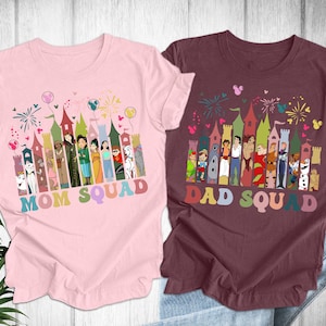 Disney Mom Squad Shirt, Disney Dad Squad Shirt, Disney Mom Shirt, Disney Trip Dad Shirt, Disney Mom Vacation Shirt, Disney Shirt For Dad