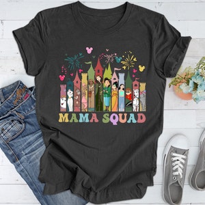 Disney Mama Squad Shirt, Mama Squad Shirt, Disney Dad Squad Shirt, Disney Trip Mom Shirt, Disney Mom Vacation Shirt, Disney Shirt For Mom