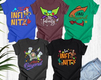 To Infinity And Beyond T-shirt, Toy Story Shirt, Mickey Shirt, Couple Shirt, Woody Shirt, Funny Shirts, Disney Shirt, Disney Family Shirt