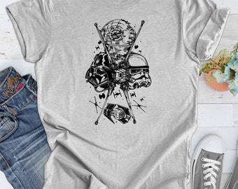 Star Wars Drawing Shirt, Disney Star Wars Shirt, Star Wars T-shirt, Star Wars Tank Top, Mandalorian Shirt, Star wars toddler shirt