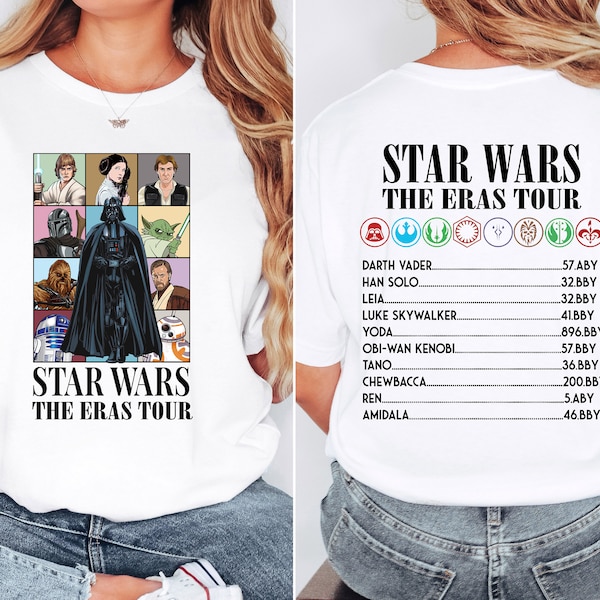 Star Wars The Epic Tour Unisex Shirt, Star Wars Dart Vader Shirt, Vintage Star Wars The Era Tour Shirt, Star Wars Shirt Characters Shirt