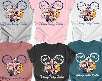 Chemises Disney Cruise personnalisées, T-shirt Disney Cruise, Disney Cruise 2024, chemise d'équipage de croisière, débardeur Disney Cruise, t-shirt Disney personnalisé