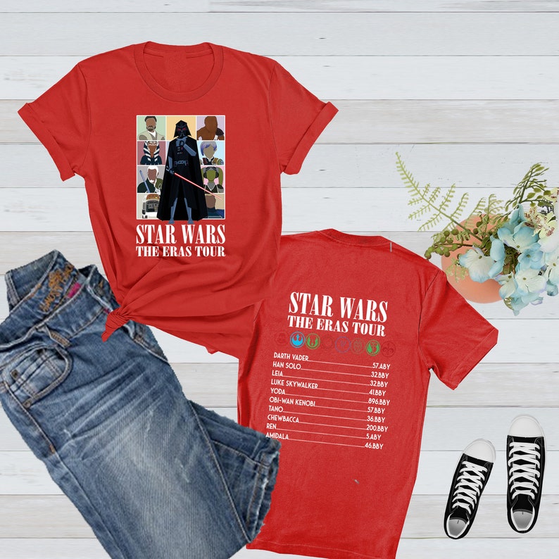 Star Wars the Epic Tour Unisex Shirt, Star Wars Dart Vader Shirt, Vintage Star Wars the Eras
