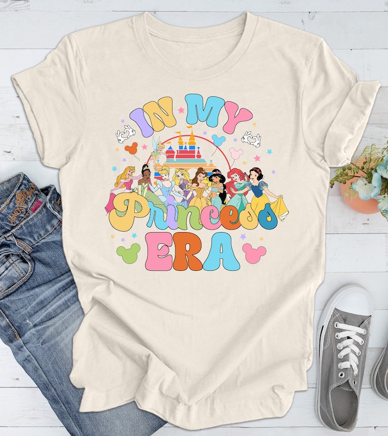 In My Princess Era Shirt, Girls Disney Princess Shirt, Disneyland Princess Shirt, Girl's Disney Shirt, Disney World Princess, Disney Besties