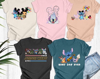 Stitch Best Day Ever Shirt, Best Day Ever Stitch Snacks Shirt, Disney Snacks Shirt, Disney Stitch Snacks T-shirt, Gift For Kids, Stitch Tee