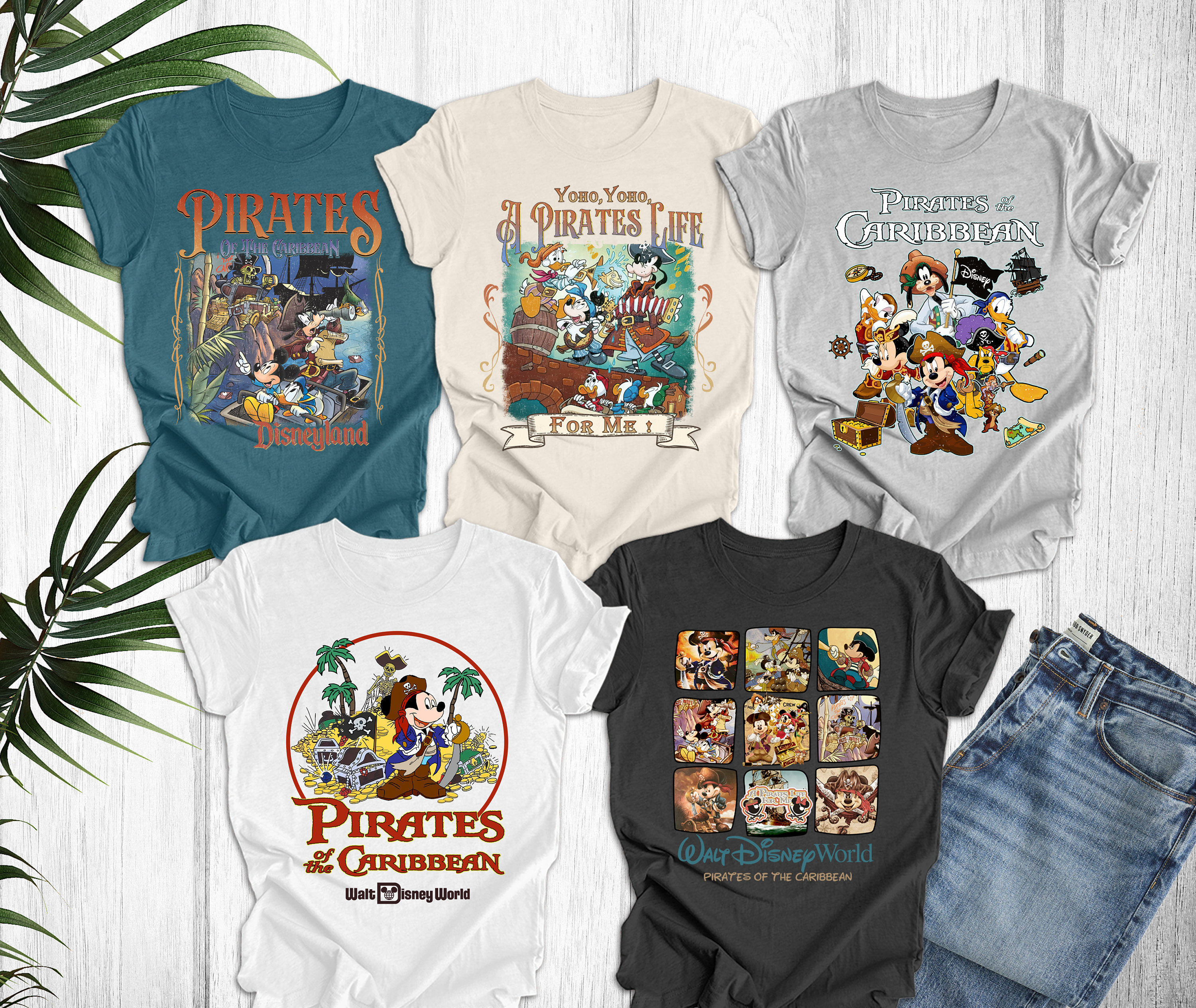Walt Disney World Pirates of the Caribbean Shirt ,pirate Cruise 