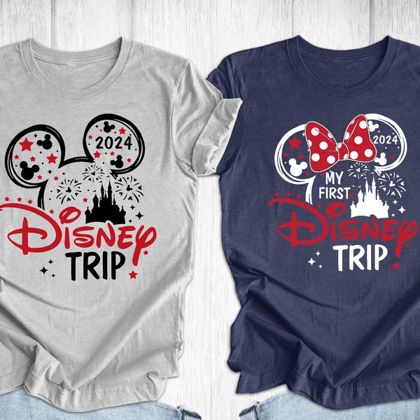 My First Disney Trip 2024 Shirt, My First Disneyworld Trip 2024, First Disneyworld Trip, Disney Shirt, Disneyland Shirt, Disney Group shirt