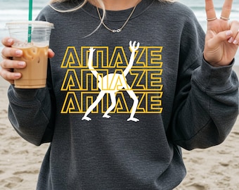 Amaze Sweatshirt, Project Hail Mary Rocky Inspired SciFi Sweatshirt, SciFi Reader Gift, Retro Bookish T-Shirt