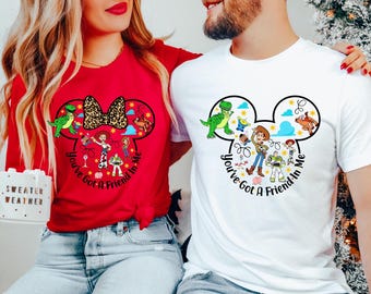 Toy Story You Have Got a Friend in me Couple Shirt, Toy Story Jessie and Woody Shirt, Toy Story Couple Shirt, Disney Trip Shirt