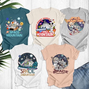 Vintage Mickey Space Mountain T-shirt, Retro Walt Disney World Space Shirt, Disney Space Shirt, Space Mountain Shirt, Disney Trip Shirt,