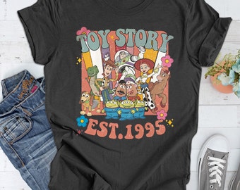 Retro Toy Story Shirt, Vintage Toy Story Jessie and Woody Shirt, Toy Story Couple Shirt, Disney Trip Shirt,  Toy Story Castle Shirt,