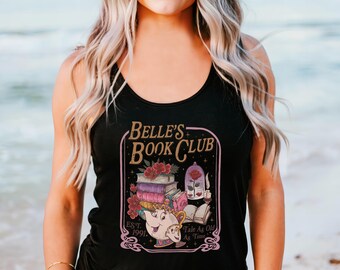 Vintage Belles Book Club Shirt, Tale as Old as Time Shirt ,Princess Shirts, Belle's Books Shirt ,Gift For Book Lover Shirt