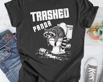 Funny Raccoon Shirt ,Raccoon t shirt, Trash Panda Shirt, Graphic tee Unisex, Animal Humor Shirt, Drunk Raccoon Tee, gift for raccoon lover
