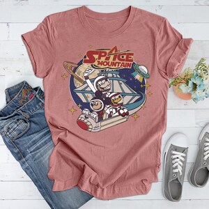 Disney Space Shirt, Space Mountain Shirt, Mouse And Friends Space Shirt, Vintage Space Mountain Shirt, Retro Disney Space Mountain Shirt,