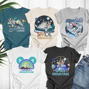 Vintage Mickey Space Mountain T-shirt, Retro Walt Disney World Space Shirt, Disney Space Shirt, Space Mountain Shirt, Disney Trip Shirt,