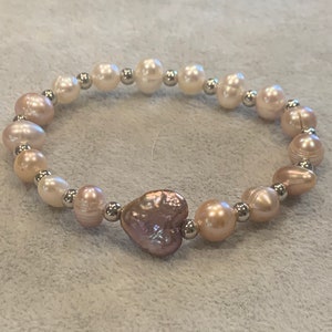 Rainbow Colored Freshwater Pearl Adjustable Bracelet