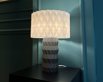 Minimalist Table Lamp, Black Table Lamp, Home Living Decor, Modern Table Lamp, Modern Desk Light,Unique Table Lamp, 3D Minimalist Light