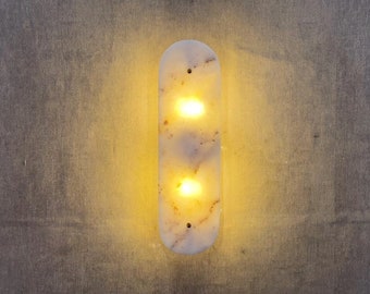 Modern Marble Sconce , Marble Wall Sconce, Mid Century Wall Sconce, Modern Sconce,Modern Wall Light, Wall Sconce