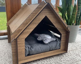 Wooden dog crate furniture, indoor dog house, dog kennel, cat bed, , cat cage, cat house, indoor dog house, modern dog cage