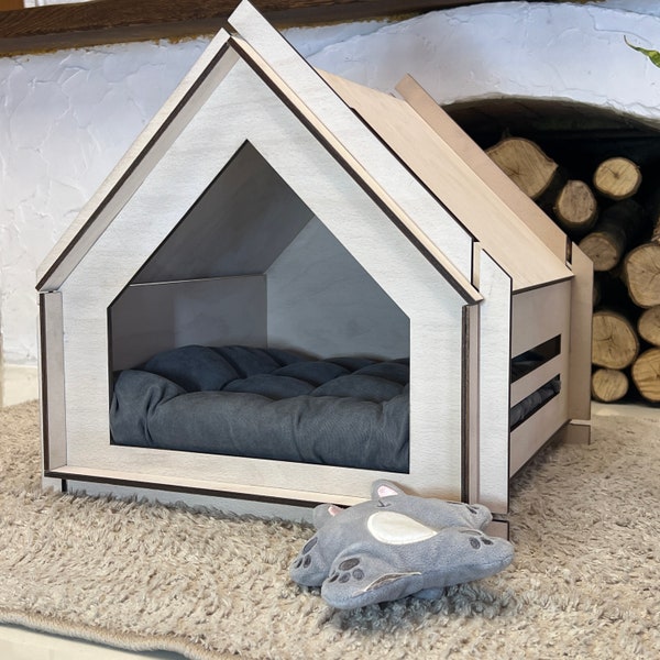 Modern design dog crate, Cat bed, Dog house, dog kennel, indoor dog house, dog crate furniture.