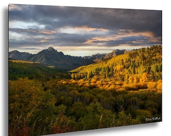 Colorado Mountain Landscape Photo Autumn Sunrise Photography Fall Colors Wall Art Nature Print San Juan Mountains