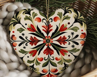 ローズマリーのオーナメント、スカンジナビアの神Julフォークアート