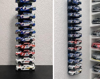 1:64 NASCAR Diecast Display Stand Wall or Shelf Fits Cup, Xfinity, Truck Series