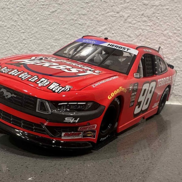 1:24 NASCAR Diecast Display Stand for Scale – Fits Cup, Xfinity, Truck Series