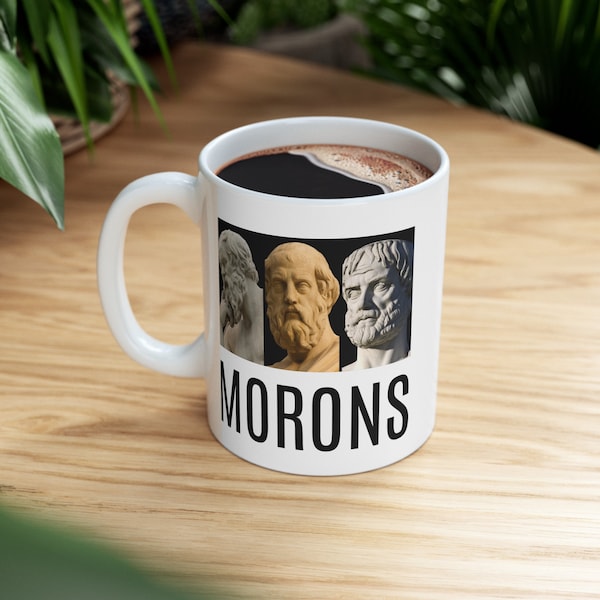 Plato, Aristotle, Socrates... Morons, Princess Bride Mug, Inconceivable, As You Wish, Cult Classic, Movie Quotes, Funny Mug, Vintage Gift