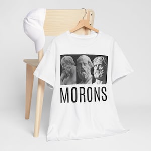 Plato, Aristotle, Socrates... Morons, Princess Bride Shirt, Inconceivable, As You Wish, Cult Classic, Movie Quote, Funny Shirt, Vintage Gift