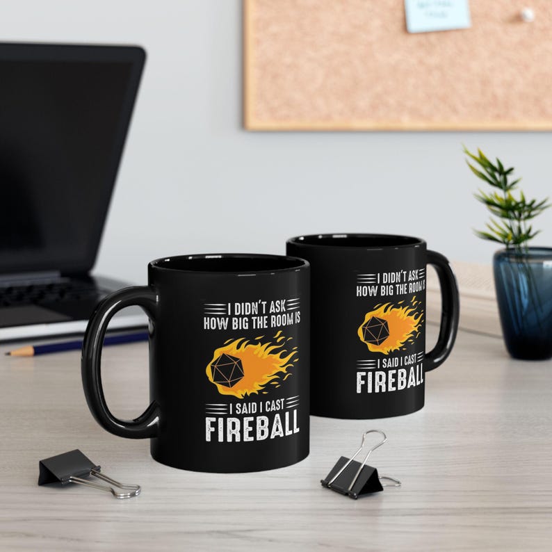 I Cast Fireball Mug, Dungeons and Dragons Gift, DnD Coffee Mug, DnD Cup, DM gift, I Said I Cast Fireball image 16