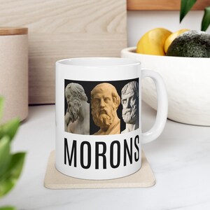 Platon, Aristoteles, Sokrates... Idioten, Prinzessin Braut Tasse, unvorstellbar, wie Sie es wünschen, Kultklassiker, Filmzitate, lustige Tasse, Vintage-Geschenk Bild 7
