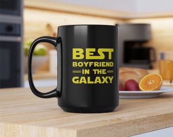 Bester Freund in der Galaxie-Tasse, perfektes Geschenk für Freund, lustige Kaffeetasse, bestes Freund-Geschenk, Nerd-Geschenkidee, von Star Wars inspiriertes Geschenk