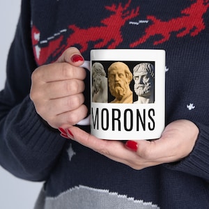 Platon, Aristoteles, Sokrates... Idioten, Prinzessin Braut Tasse, unvorstellbar, wie Sie es wünschen, Kultklassiker, Filmzitate, lustige Tasse, Vintage-Geschenk Bild 9