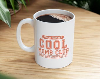 Cool Moms Club Mug, New Mom Mug For Mom, New Parent Gift For New Mom Gift, Funny Mom Gift For Mom Friend, Expecting Mom Gift Baby Shower Mug