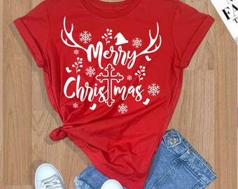 Merry Christmas SVG, Merry Christmas PNG,  Christmas Sign SVG, Christmas Shirt Svg, Svg Files for Cricut, Sublimation Designs Downloads