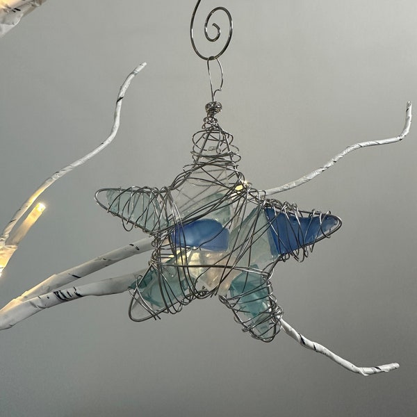 Sea Glass Star Ornament/Suncatcher