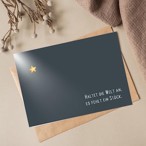 Postkarte Trauer - Karte für schwere Zeiten - Positive Gedanken - Zuspruch - für jemanden da sein - Karte Beerdigung - Aufmunterung - Tod