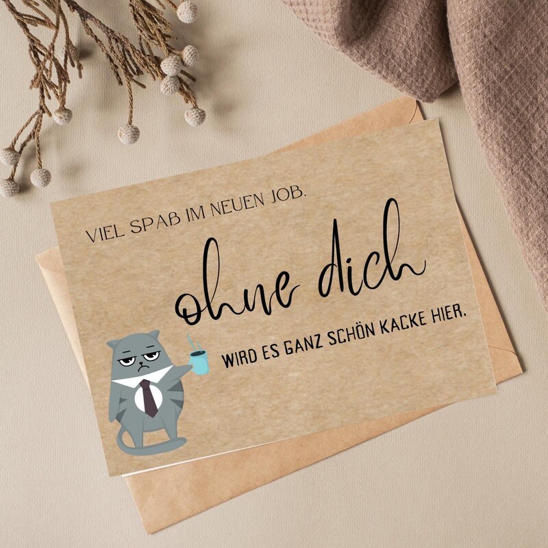 Karte für kollegin abschied - Etsy.de