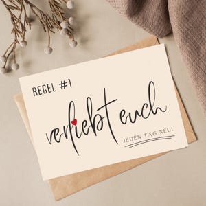 Karte Hochzeit - Hochzeitskarte - Hochzeitsgeschenk - Standesamt - freie Trauung - Geschenk Hochzeit - Standesamt - Karte Polterabend