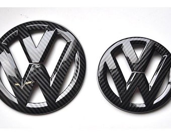 Volkswagen VW Golf MK6 , MK7, MK7.5 Front & Rear Badge GRILL Boot EMBLEMS Logo Set MK6 Fit 2010-2013, MK7 Fit 2014-2017, MK7.5 Fit 2018-2020