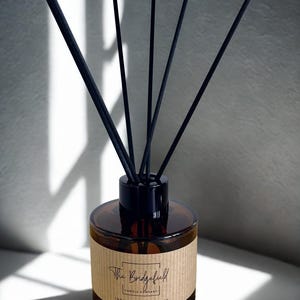 100ml Hand Poured Reed Diffuser - Custom Reed Diffuser - Long lasting - Highly Scented - Fibre Reeds