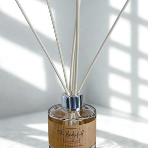 100ml Hand Poured Reed Diffuser - Custom Reed Diffuser - Long lasting - Highly Scented - Fibre Reeds